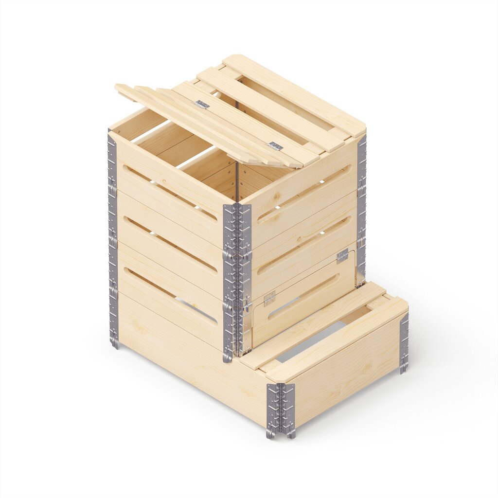 Komposta kaste, 270 l cena un informācija | Komposta kastes un āra konteineri | 220.lv