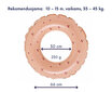 Piepūšamais peldēšanas aplis Smart Mama, 66 cm, gaiši oranžs cena un informācija | Piepūšamās rotaļlietas un pludmales preces | 220.lv