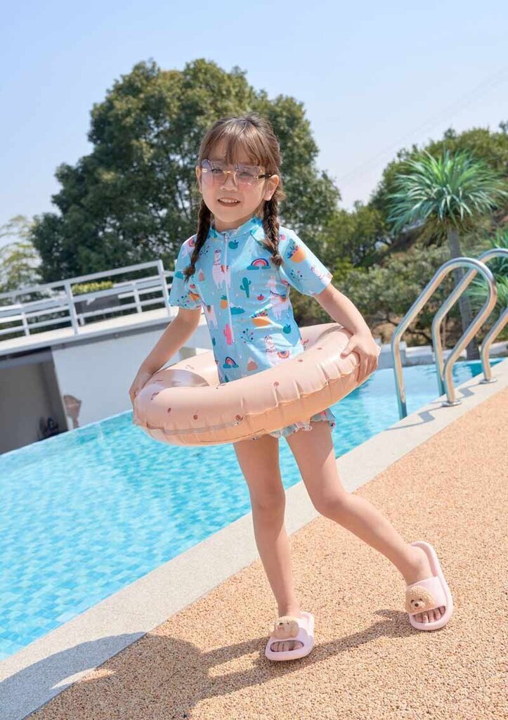 Piepūšamais peldēšanas aplis Smart Mama, 58 cm, gaiši oranžs cena un informācija | Piepūšamās rotaļlietas un pludmales preces | 220.lv