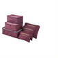 Koferu organizatoru komplekts Packing Cubes, sarkans цена и информация | Koferi, ceļojumu somas | 220.lv