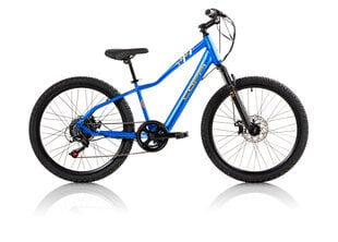 Elektriskais velosipēds Hero Mtb Steel 24", zils цена и информация | Электровелосипеды | 220.lv