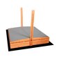 Impregnēta koka smilšu kaste ar pelēku jumtiņu un 250 kg smiltīm, 120x120 cm cena un informācija | Smilšu kastes, smiltis | 220.lv