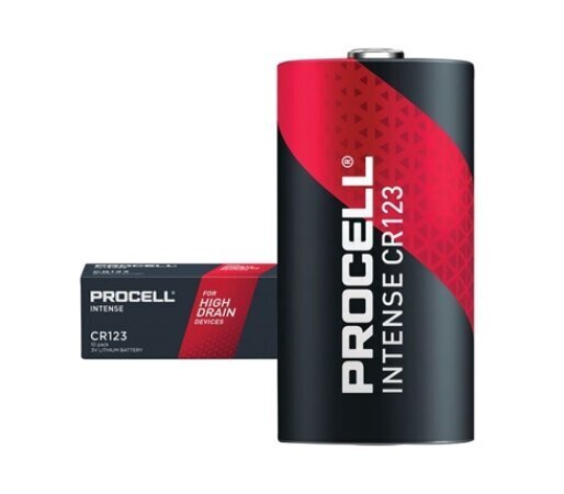 Procell Intense CR123 3V 1600mAh 10 gab. cena un informācija | Baterijas | 220.lv