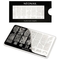 ПЛИТКА ДЛЯ ШТАМПОВ NEONAIL stamping plate 10 цена и информация | Принадлежности для рисования, лепки | 220.lv