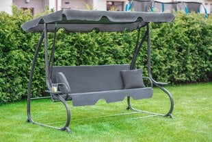 Āra šūpoles ar nojumi Funfit Garden Relax Plus, pelēkas цена и информация | Садовые качели | 220.lv