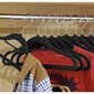 Drēbju pakaramie, melni, 20 gab. cena un informācija | Pakaramie un apģērbu maisi | 220.lv