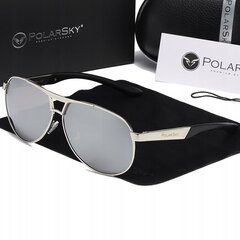 Polarizētās saulesbrilles vīriešiem PolarSky Aviator, PS 8618 cena un informācija | Saulesbrilles  vīriešiem | 220.lv