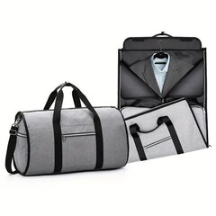 Дорожная сумка 2 в 1 Tech Zone, 53x27x30 см, серая цена и информация | Чемоданы, дорожные сумки | 220.lv