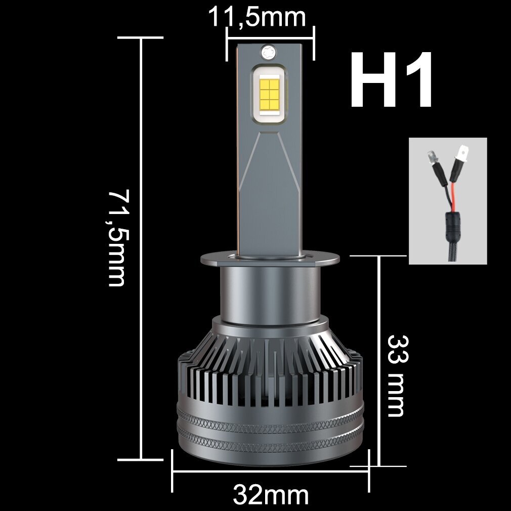 Mini spuldze H1 Led Xstorm 110W 23000Lm cena un informācija | Auto spuldzes | 220.lv