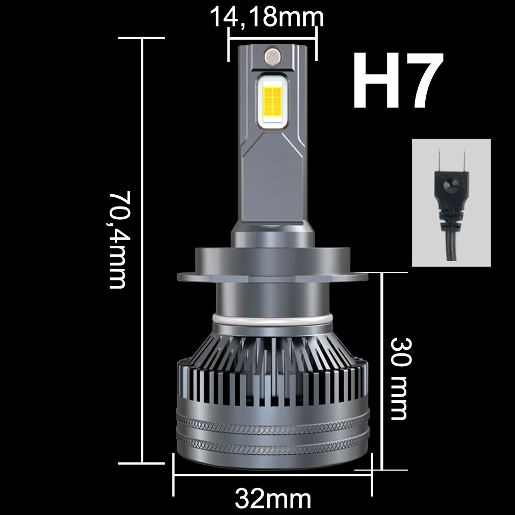 Mini spuldze H7 Led Xstorm 110W 23000Lm цена и информация | Auto spuldzes | 220.lv