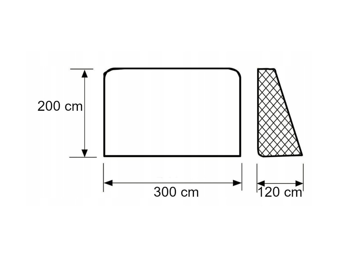 Futbola vārti Jet5, 300x200x120 cm cena un informācija | Futbola vārti un tīkls | 220.lv