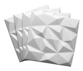 3D griestu paneļi Brylant White 3m2 12 gab. Deccart cena un informācija | Griestu, sienu dekoru elementi | 220.lv
