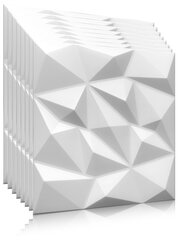 3D griestu paneļi Brylant White 5m2 20 gab. Deccart cena un informācija | Griestu, sienu dekoru elementi | 220.lv