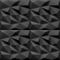 3D griestu paneļi Brylant Black 5m2 20 gab. Deccart cena un informācija | Griestu, sienu dekoru elementi | 220.lv