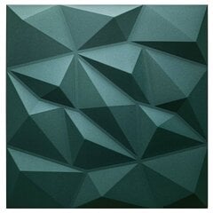 3D griestu paneļi Brylant Green 2m2 8gab. Deccart cena un informācija | Griestu, sienu dekoru elementi | 220.lv