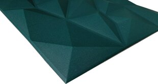 3D griestu paneli un sienu paneļi Zaļā BRYLANT 5m2 / 20 gab. - Deccart cena un informācija | Griestu, sienu dekoru elementi | 220.lv