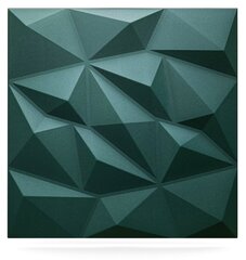 3D griestu paneli un sienu paneļi Zaļā BRYLANT 5m2 / 20 gab. - Deccart cena un informācija | Griestu, sienu dekoru elementi | 220.lv