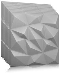 3D griestu paneļi Brylant Grey 2m2 8gab. Deccart cena un informācija | Griestu, sienu dekoru elementi | 220.lv