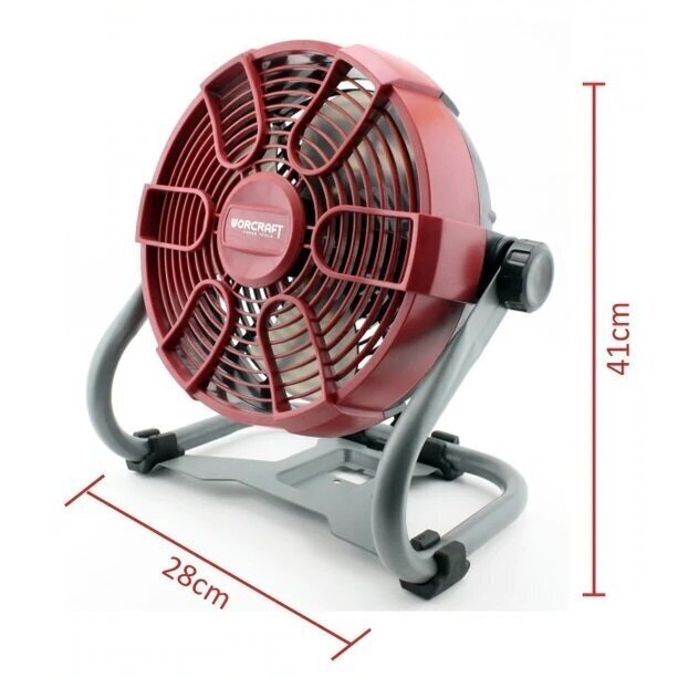 Akumulatora ventilators Worcraft 26W 20V LI-ION цена и информация | Ventilatori | 220.lv
