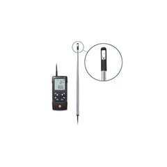 Цифровой термоанемометр Testo 425 с приложением цена и информация | Измерители влажности, температуры, pH, ORP | 220.lv