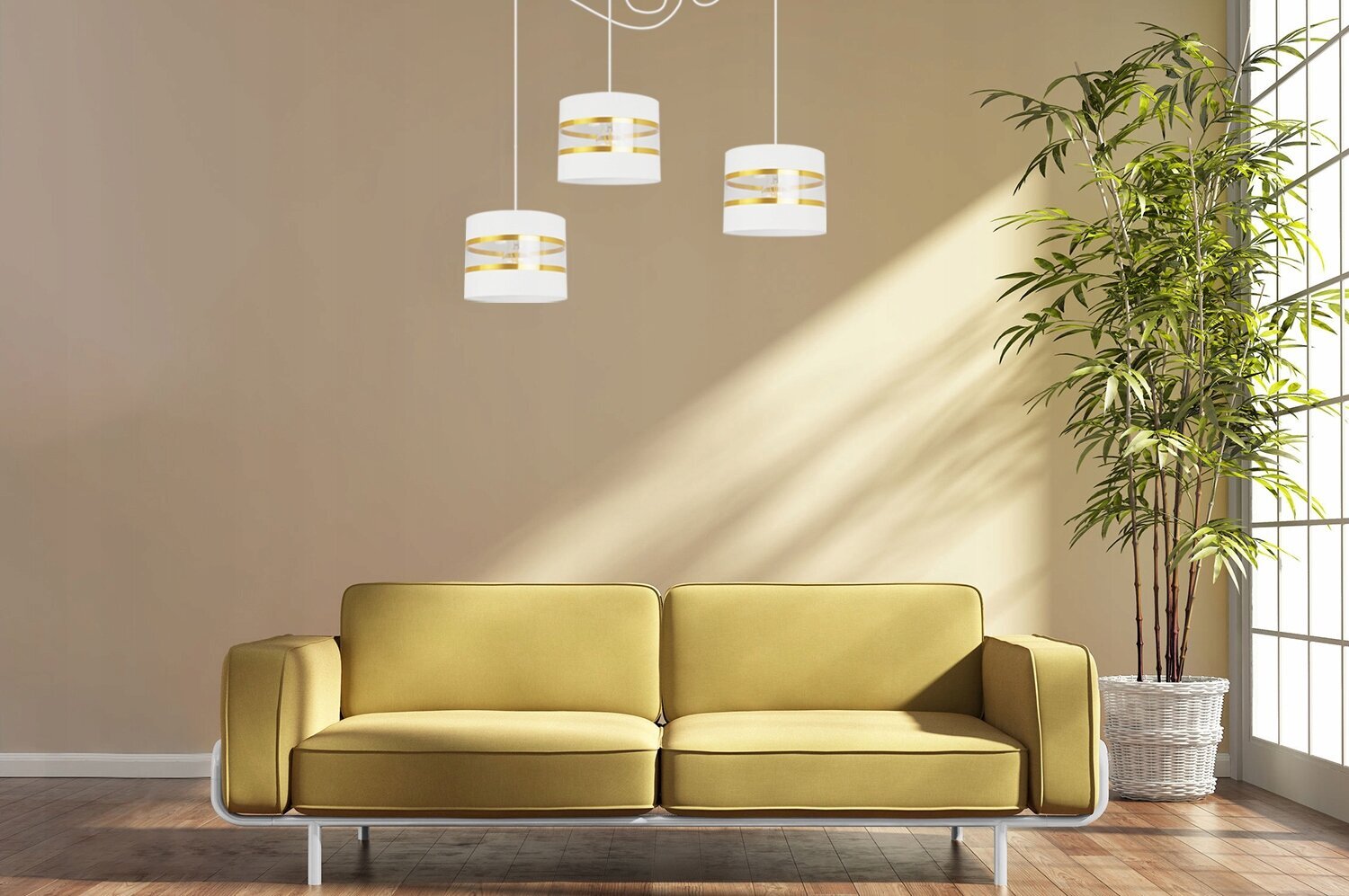 LightHome griestu lampa Spider Elegance Gold cena un informācija | Piekaramās lampas | 220.lv