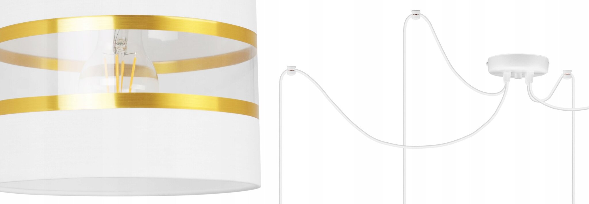 LightHome griestu lampa Spider Elegance Gold cena un informācija | Lustras | 220.lv