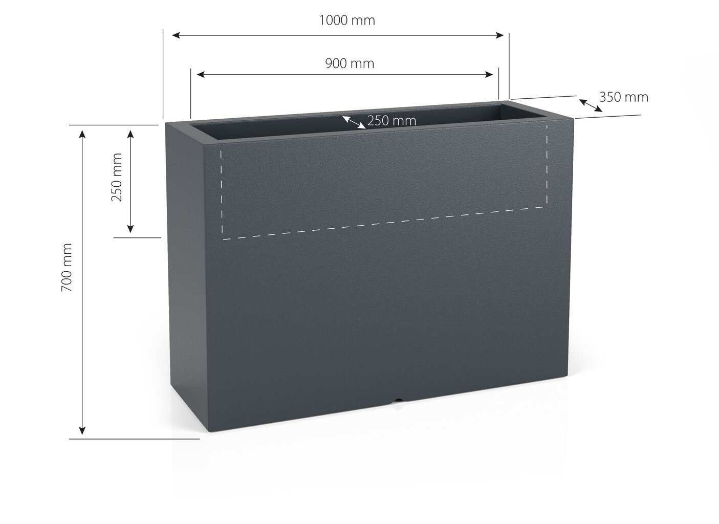 Dekoratīvs puķu pods Monuko, 9x2,5x7 cm цена и информация | Puķu podi | 220.lv