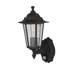 Āra sienas lampa Searchlight Alex 68001BK, melna, 1 gab. цена и информация | Уличное освещение | 220.lv