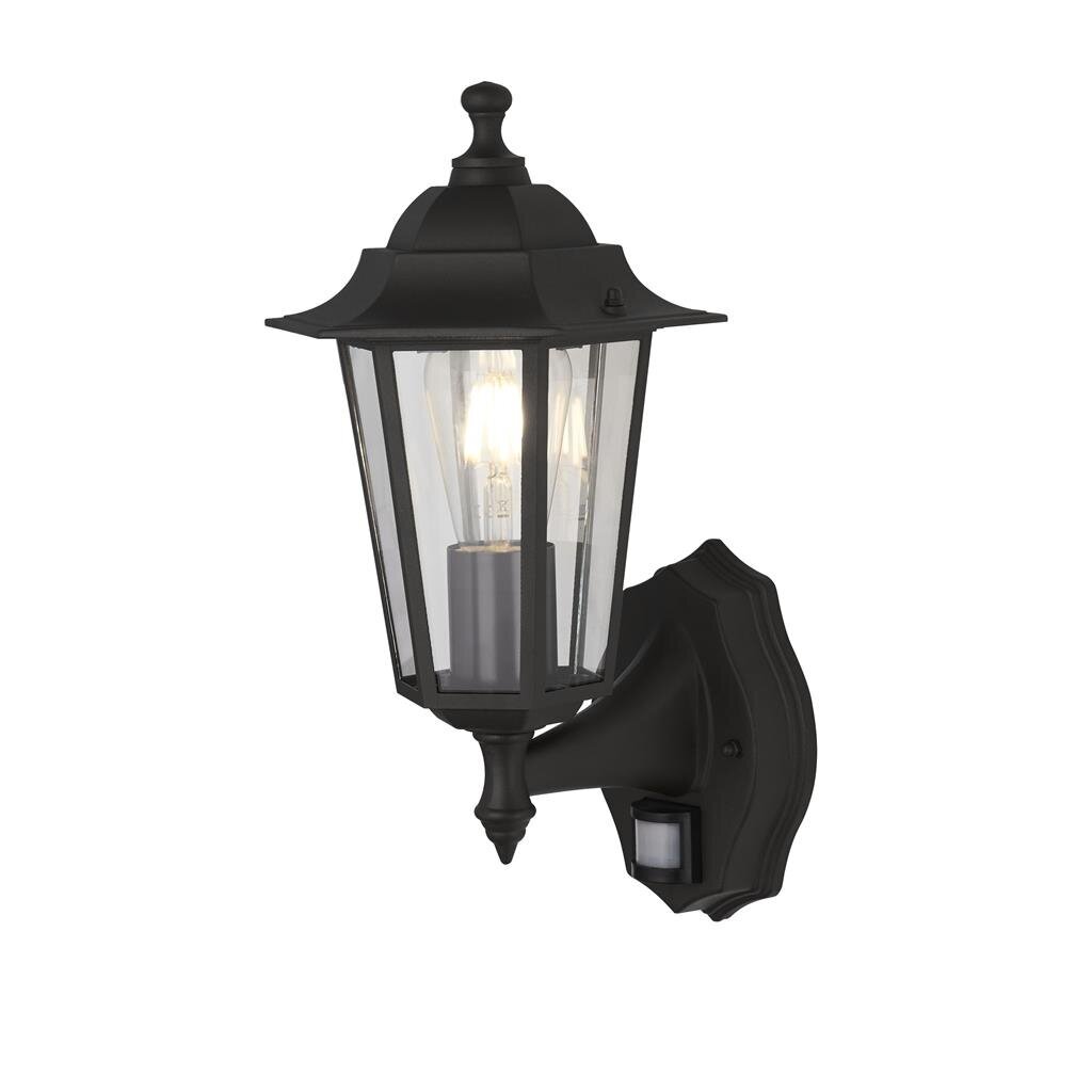 Āra sienas lampa Searchlight Alex 68001BK, melna, 1 gab. cena un informācija | Āra apgaismojums | 220.lv