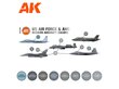 Akrila krāsu komplekts US Air Force & ANG Modern Aircraft Colors AK Interactive 3rd generation, AK11746 цена и информация | Modelēšanas un zīmēšanas piederumi | 220.lv