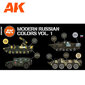 Akrila krāsu komplekts AK Interactive 3rd generation Modern Russian Colors Vol 1, AK11662 цена и информация | Modelēšanas un zīmēšanas piederumi | 220.lv