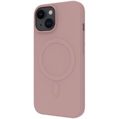 Apple iPhone 15 MagSafe Soft Touch Cover By Muvit Chalk Pink цена и информация | Чехлы для телефонов | 220.lv