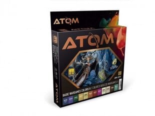 AMMO MIG - ATOM Набор акриловых красок Basic Wargames Colors II, 20707 цена и информация | Принадлежности для рисования, лепки | 220.lv
