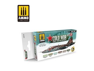 Akrila krāsu komplekts Ammo Mig Cold War Vol. 2 Soviet Fighters Bombers, 7239 cena un informācija | Modelēšanas un zīmēšanas piederumi | 220.lv