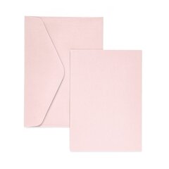 Заготовки для открыток и конвертов, 5 шт., розовые цена и информация | Канцелярия | 220.lv