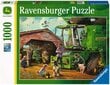 Puzle Ravensburger John Deere: Then & Now, 1000 d. cena un informācija | Puzles, 3D puzles | 220.lv