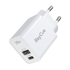 RayCue USB-C + USB-A PD 20 W ES strāvas lādētājs cena un informācija | Lādētāji un adapteri | 220.lv