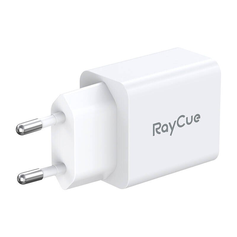 RayCue USB-C + USB-A PD 20 W ES strāvas lādētājs cena un informācija | Lādētāji un adapteri | 220.lv