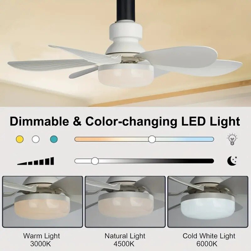 Flower Fan Light spuldze - ventilators цена и информация | Griestu lampas-ventilatori | 220.lv