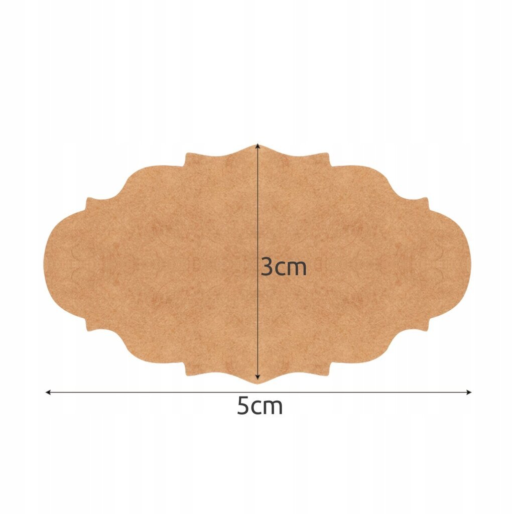 Uzlīmes garšvielu burciņām, 3 x 5 cm, 300 gab. cena un informācija | Aplikācijas, rotājumi, uzlīmes | 220.lv