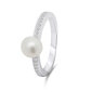 Sudraba gredzens ar īstu pērli Brilio Silver RI055W cena un informācija | Gredzeni | 220.lv
