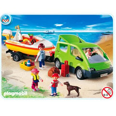 Playmobil van z przyczepą 4144 цена и информация | Конструкторы и кубики | 220.lv