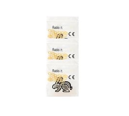 Ortodontiskās gumijas breketēm Rabbit Medium, 3 x 100 gab, 4,5 oz, 5 mm cena un informācija | Zobu pastas, birstes | 220.lv