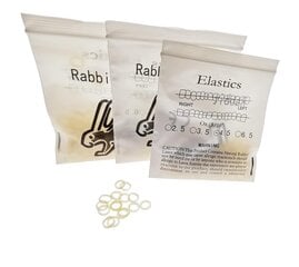Ortodontiskās gumijas breketēm Rabbit Medium, 3 x 100 gab, 4,5 oz, 5 mm cena un informācija | Zobu pastas, birstes | 220.lv