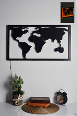 Sienų dekoracija World map 2, 40 cm цена и информация | Детали интерьера | 220.lv