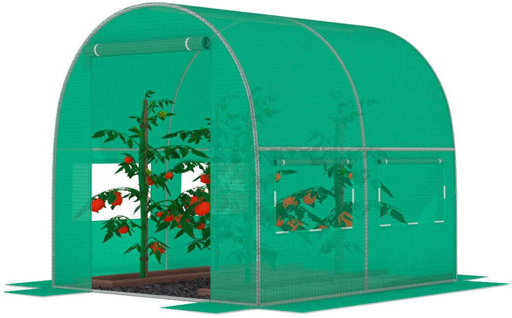 Siltumnīcas plēve Funfit Garden, 2x2x2 m cena un informācija | Siltumnīcas | 220.lv