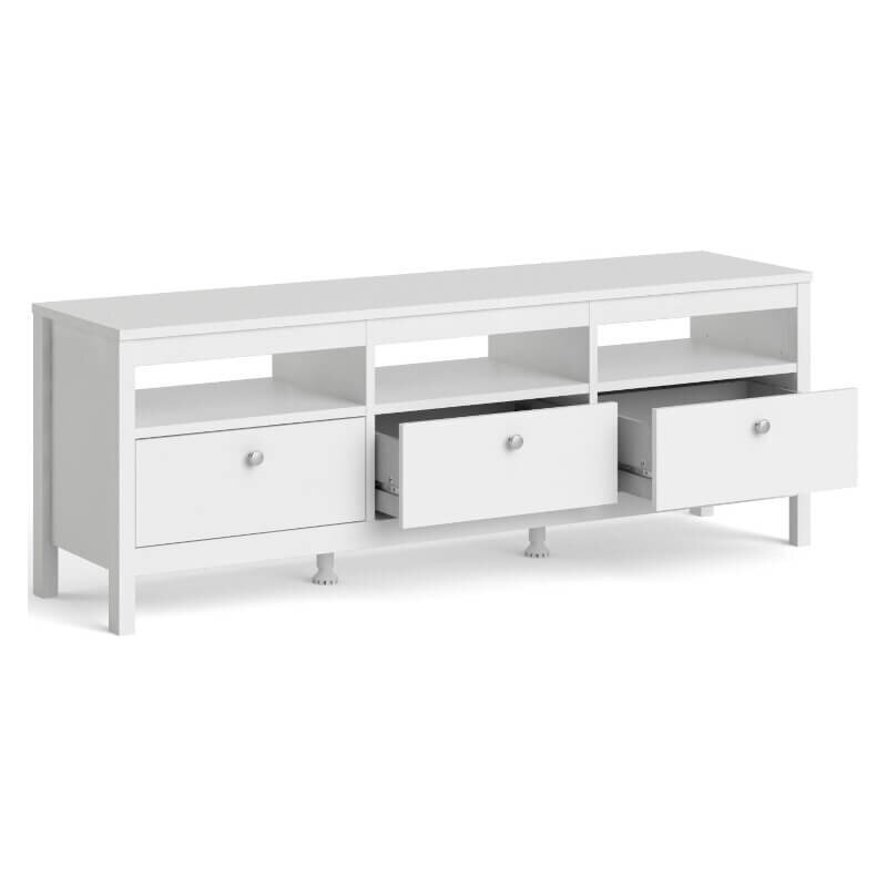 TV galds Aatrium, 151x38x54 cm, balts cena un informācija | TV galdiņi | 220.lv