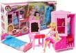 Lelle ar aksesuāriem Lean Toys, rozā cena un informācija | Rotaļlietas meitenēm | 220.lv