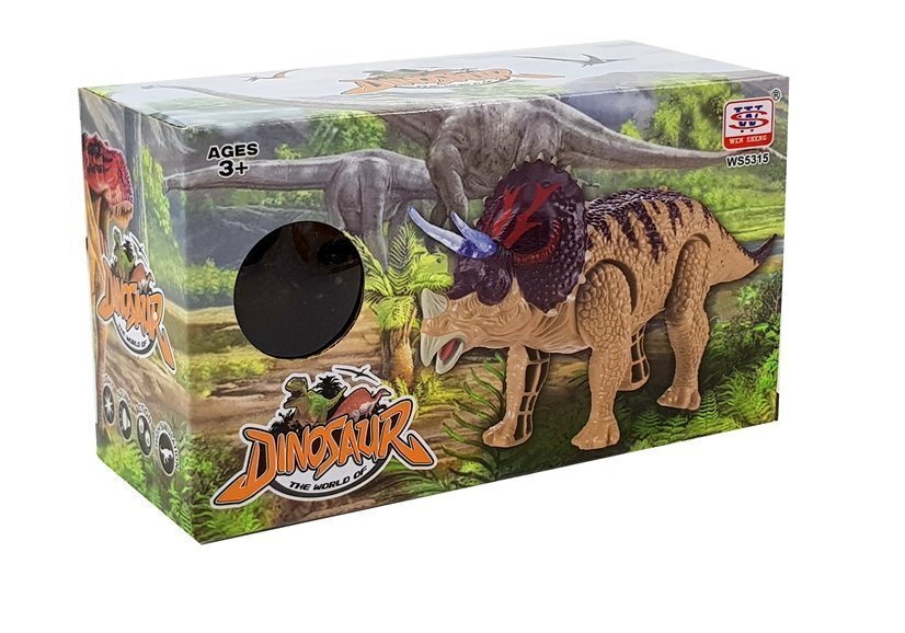 Dinozaurs Triceratops Lean Rotaļlietas cena un informācija | Rotaļlietas zēniem | 220.lv