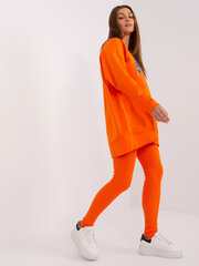 Женский велюровый комплект флуоресцентного оранжевого цвета цена и информация | Спортивная одежда для женщин | 220.lv